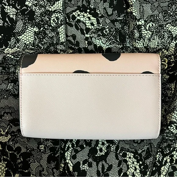new kate spade floral pink crossbody bag
